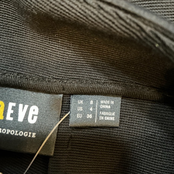 Maeve by Anthropologie Ruffled Pencil Skirt Black Size 4 NWT - Picture 9 of 11